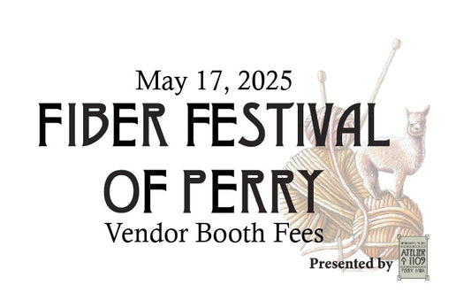 Vendor Booth Fee - Fiber Festival of Perry