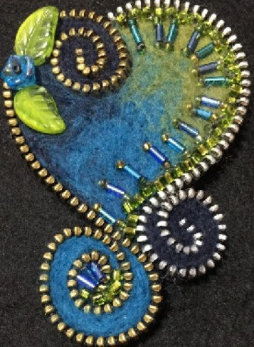 Zipper Needle Felt Art Class