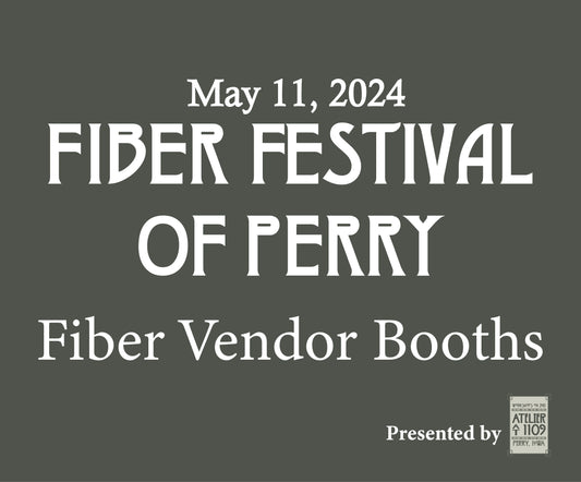 Vendor Booth Fee - Fiber Festival of Perry